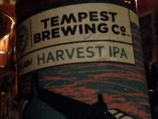 Best new beers of 2015…Tempest Harvest IPA Best new beers of 2015…Tempest Harvest IPA